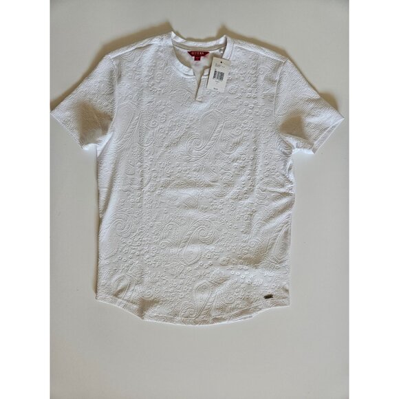 Guess Mens Haulie Slit Tee Size S - Picture 1 of 4